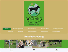 Tablet Screenshot of dogland-rhein-main.de